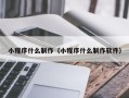 开平小程序什么制作（小程序什么制作软件）